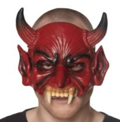 [72189] Demi masque mousse Diable