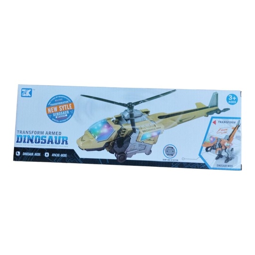 [0815-3] Hélicoptère Transforme Dinosaur