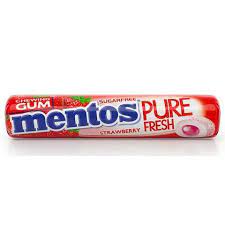 [VANROL00200] Strawberry Roll 15.75g Pure Fresh Mentos gum