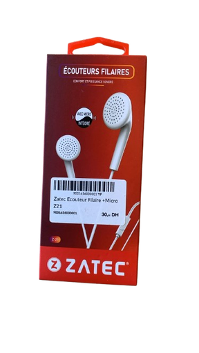 [9001656000001] Zatec Ecouteur Filaire +Micro Z21