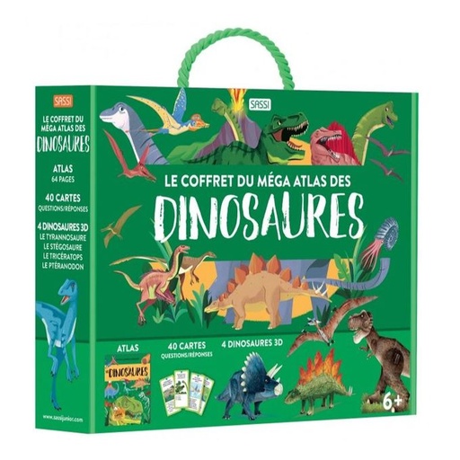 [9788830309814] Le Coffret Du Méga Atlas Des Dinosaures