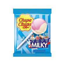 [40100692] Chupa Chups Lollipops 10P Milky