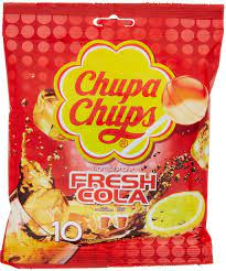 [40100694] Chupa Chups Lollipops 10P Cola