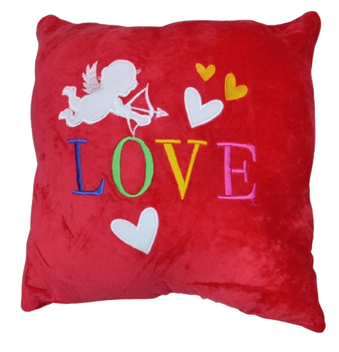 [728-3] Coussin Carré Rouge