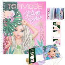 [412470] TOPModel Livre de Coloriage Stick & Shine