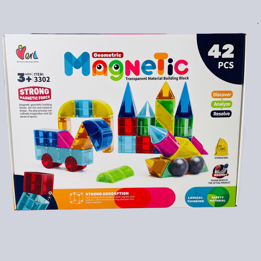 [3302] Geometric Magnetic 42 pcs