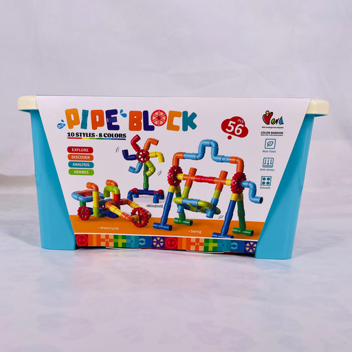 [300Y-5] Tube building 10 Styles 8 Colors 56 pcs