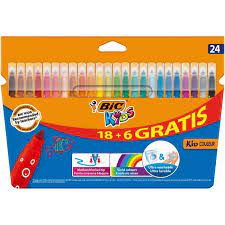[9117373] FEUTRES BIC KIDS FORMAT SPEC 24 PCS