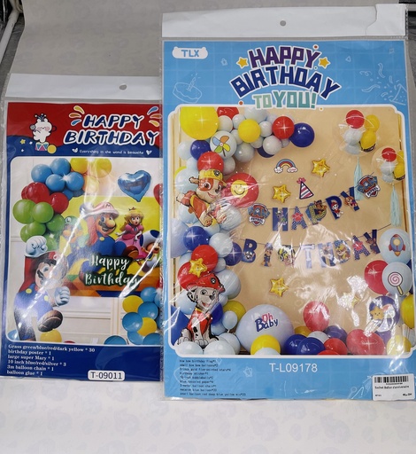 [AF-1-1] Décoration d'anniversaire personnalisée