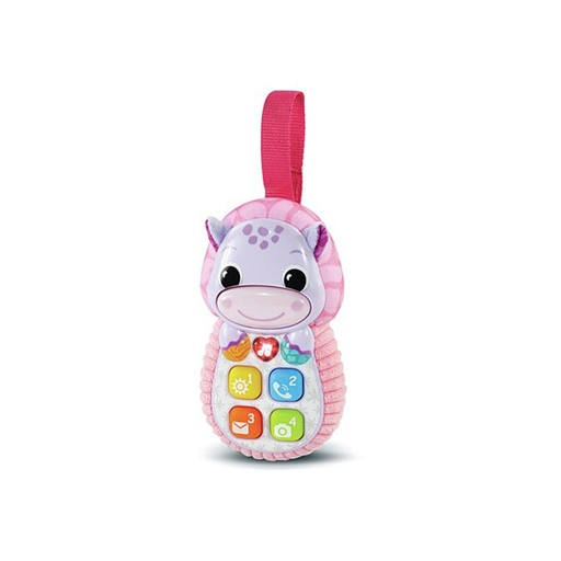 [VTC-566855] Toudoux Allo Bébé - Un Téléphone Hippopotame Rose