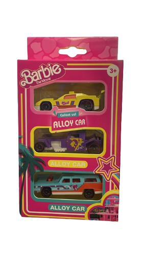 [33-5/YW-324] Voitures Barbie Pack 3 pcs