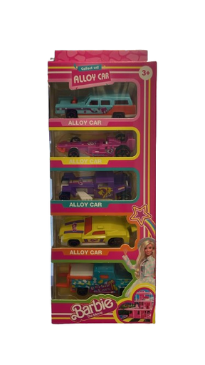 [33-4/YW-325] Voitures Barbie Pack 5 pcs